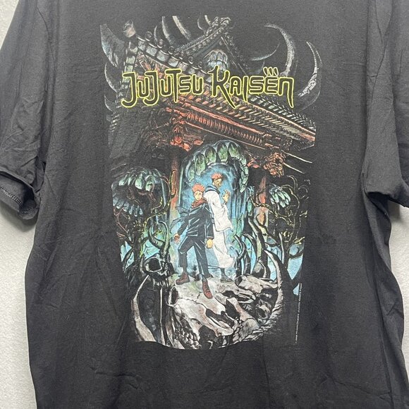 Jujutsu Kaisen Crunchyroll 2XL Black Graphic T-Shirt Anime Fan Apparel - Picture 2 of 6